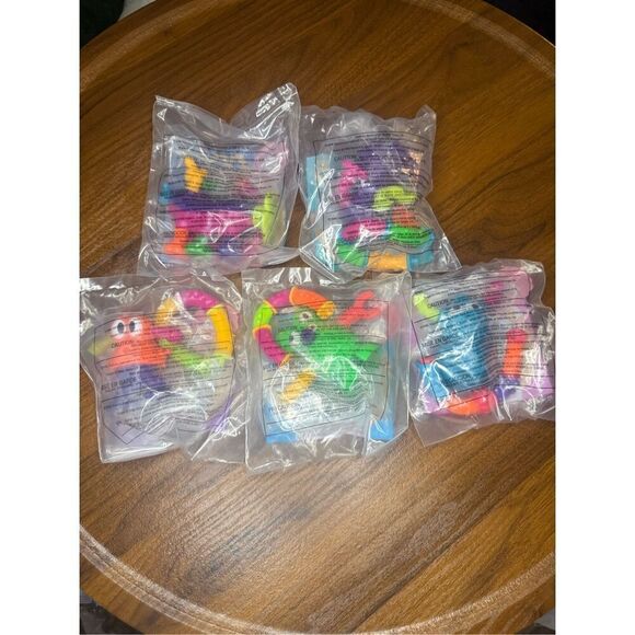 Vintage 1996 McDonald’s Nickelodeon Tangle Twist-A-Zoid Happy Meal Toys Lot of 5 - Picture 2 of 3